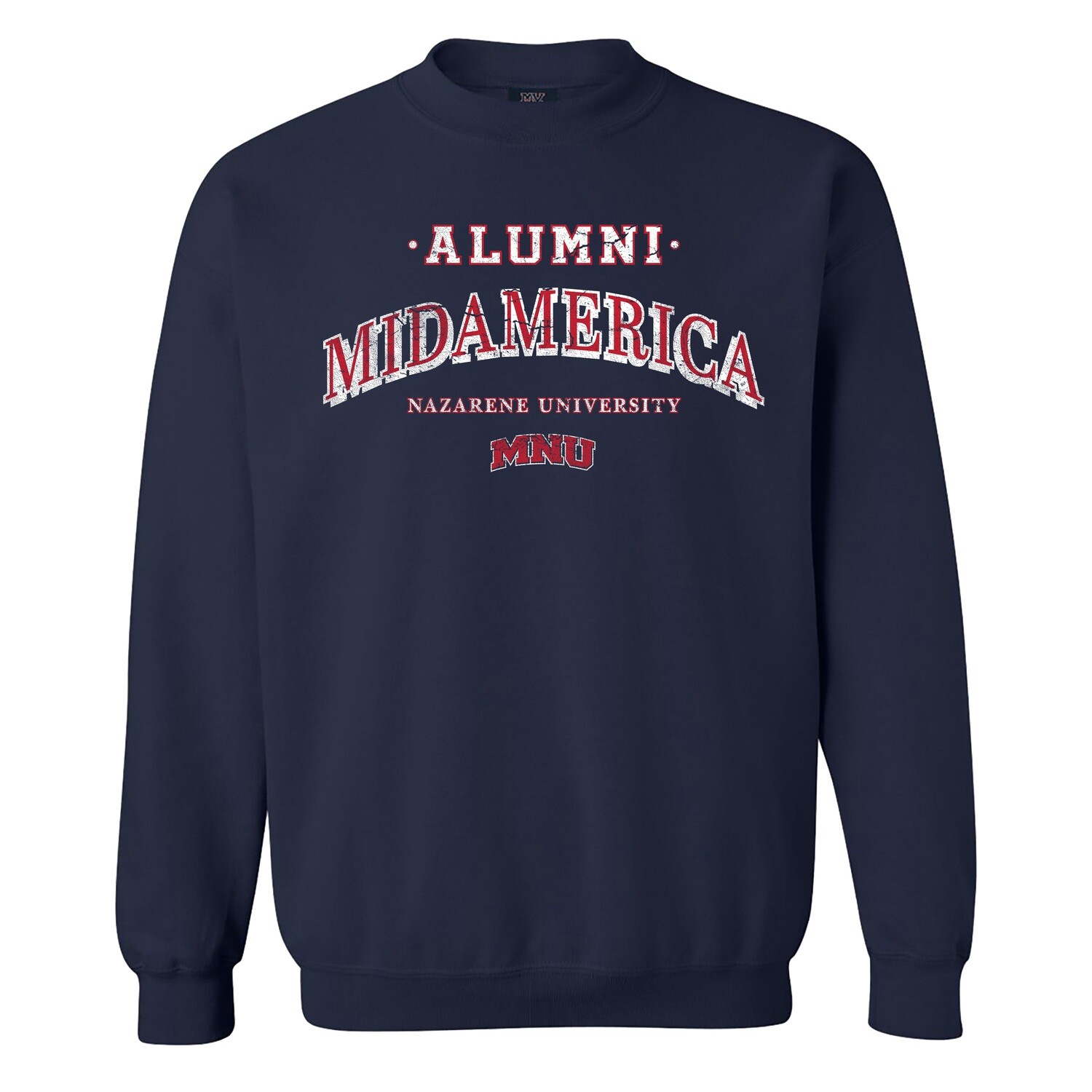 MV Sport Alumni Fleece Crew - Navy