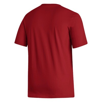 Adidas Short Sleeve Football Tee - Red