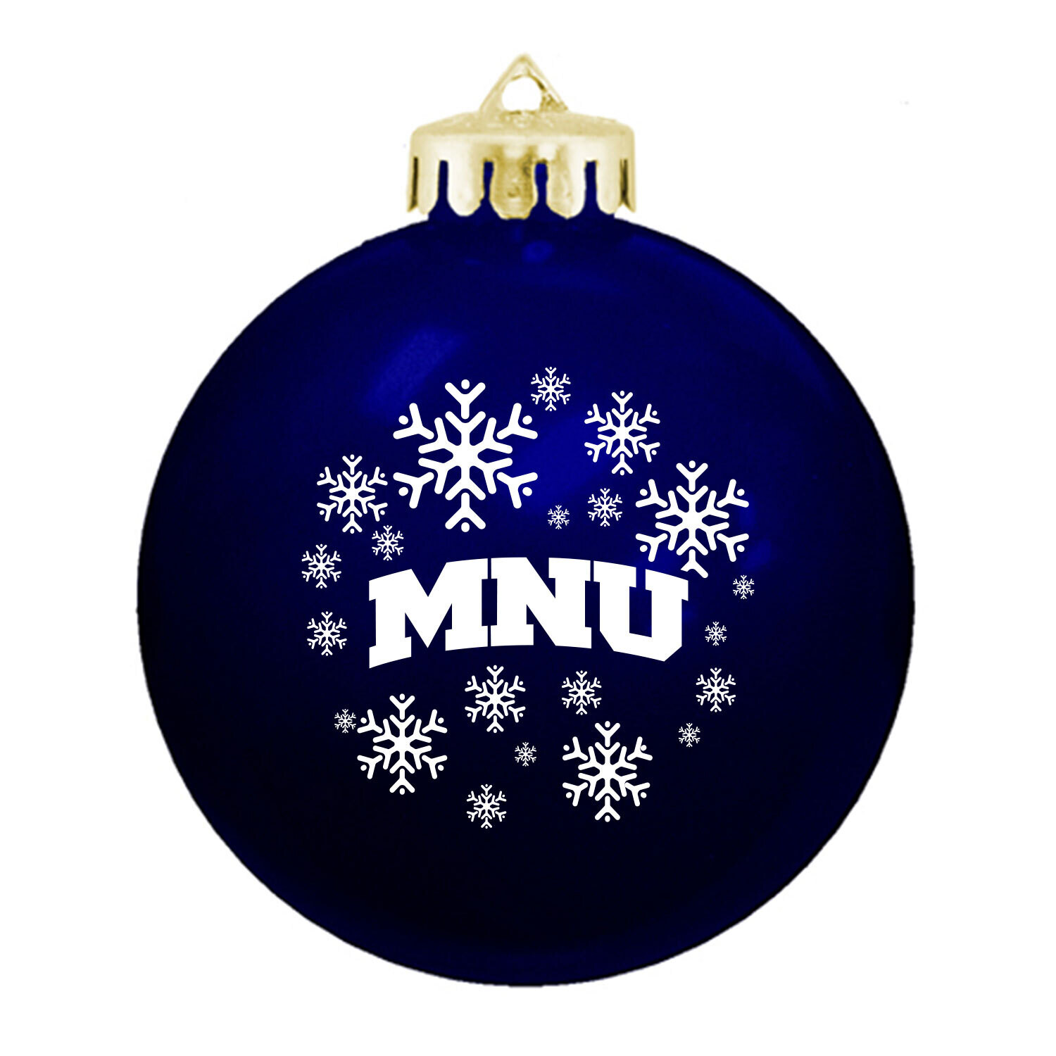 MNU Glossy Ornament - Navy