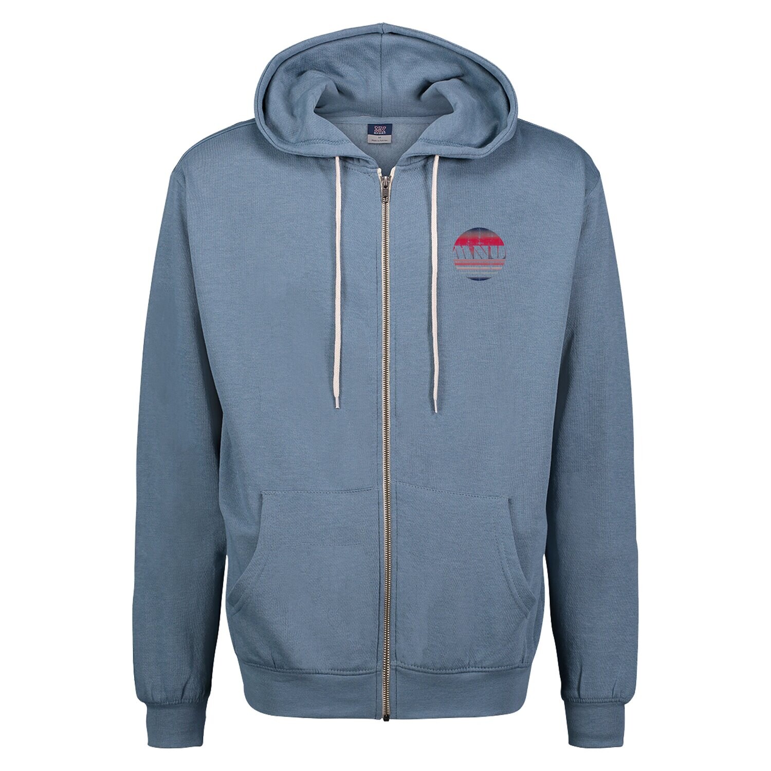 MV Sport Full Zip Hood - Lt Blue