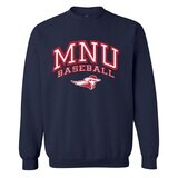 MV Sport Baseball Fleece Crew - Navy