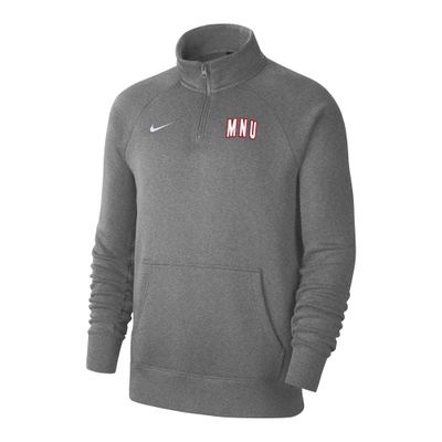 Nike Club Fleece Quarter Zip - Grey