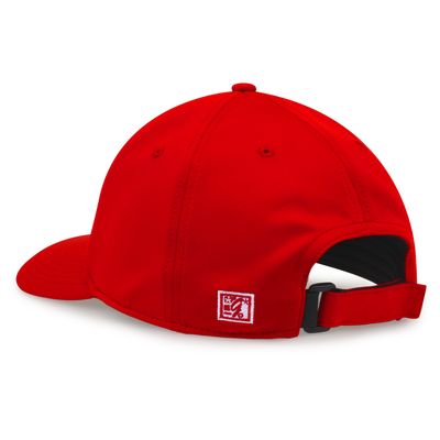 Velcro Closure Adjustable Hat - Red