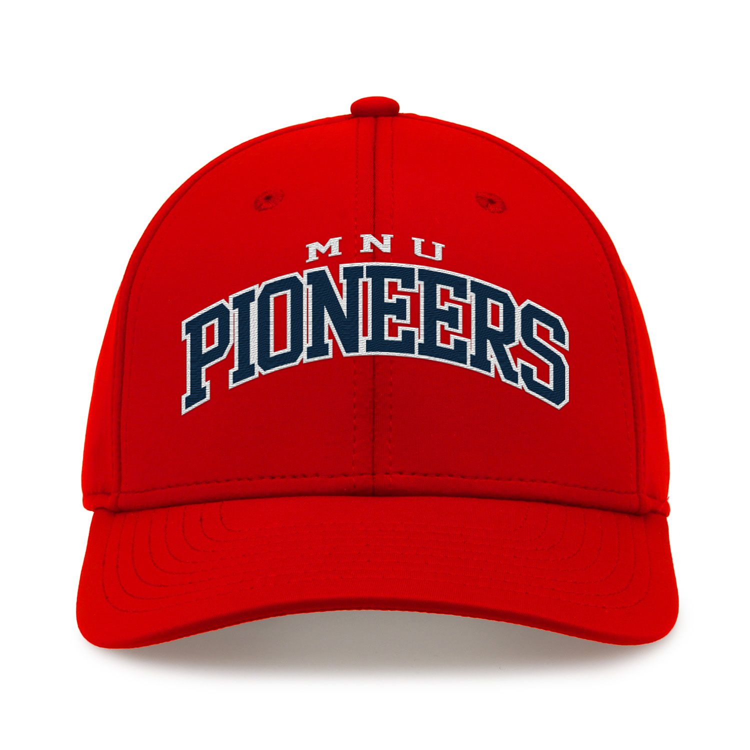 Velcro Closure Adjustable Hat - Red