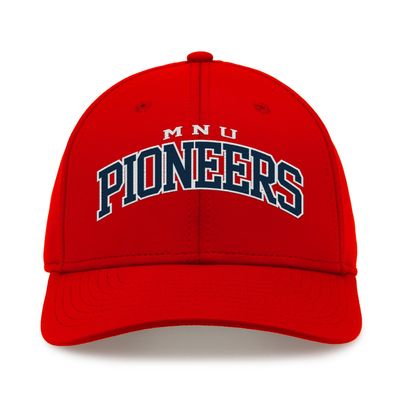 Velcro Closure Adjustable Hat - Red