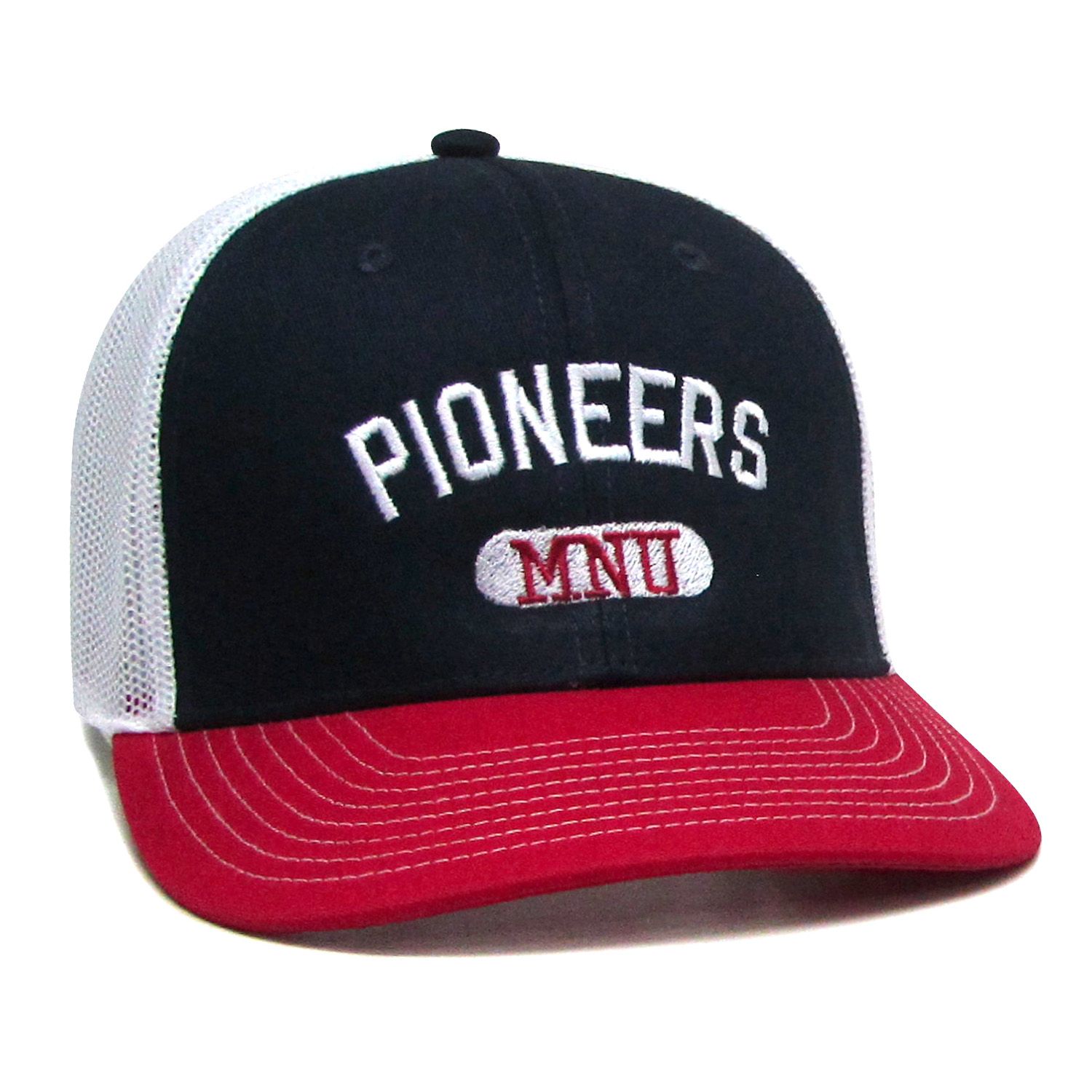 Classic Trucker Hat - Navy/Red/White