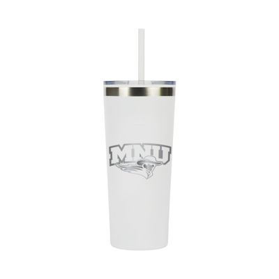 24 oz. Double Wall Travel Tumbler - White