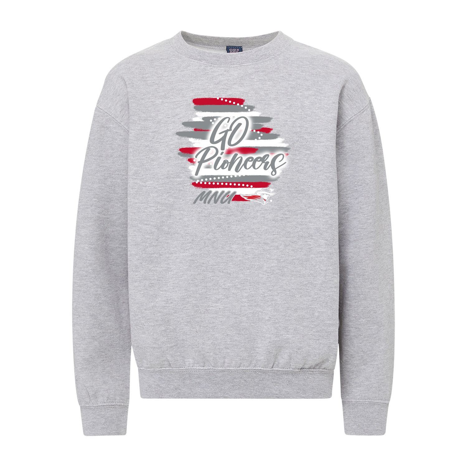 Youth Fleece Crew - Gray