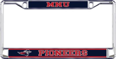 License Plate Frame - MNU Pioneers