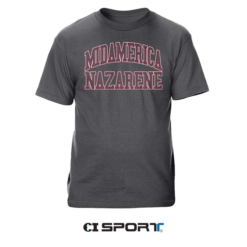 CI Sport Short Sleeve Tee - Charcoal