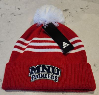 Adidas Knit Cuff Beanie with Pom