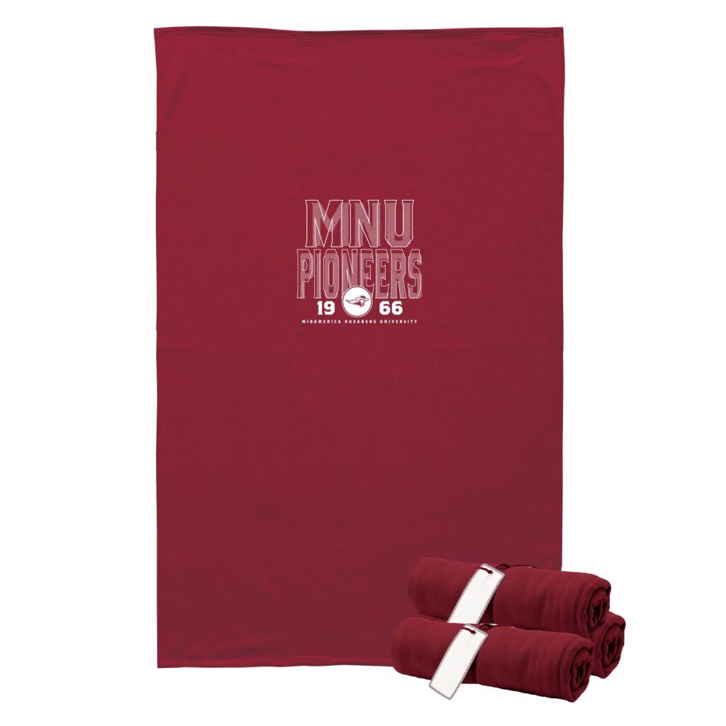MV Sport Sweatshirt Blanket - Garnet