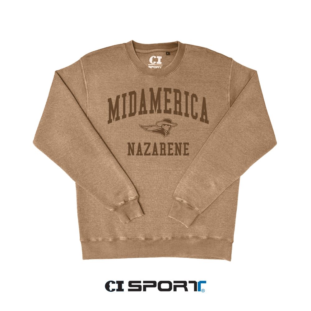 Ci Sport Fleece Crew - Hazelnut