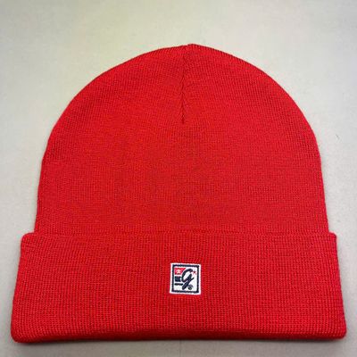 MNU Knit Cuff Beanie - Red