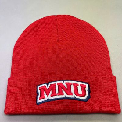 MNU Knit Cuff Beanie - Red