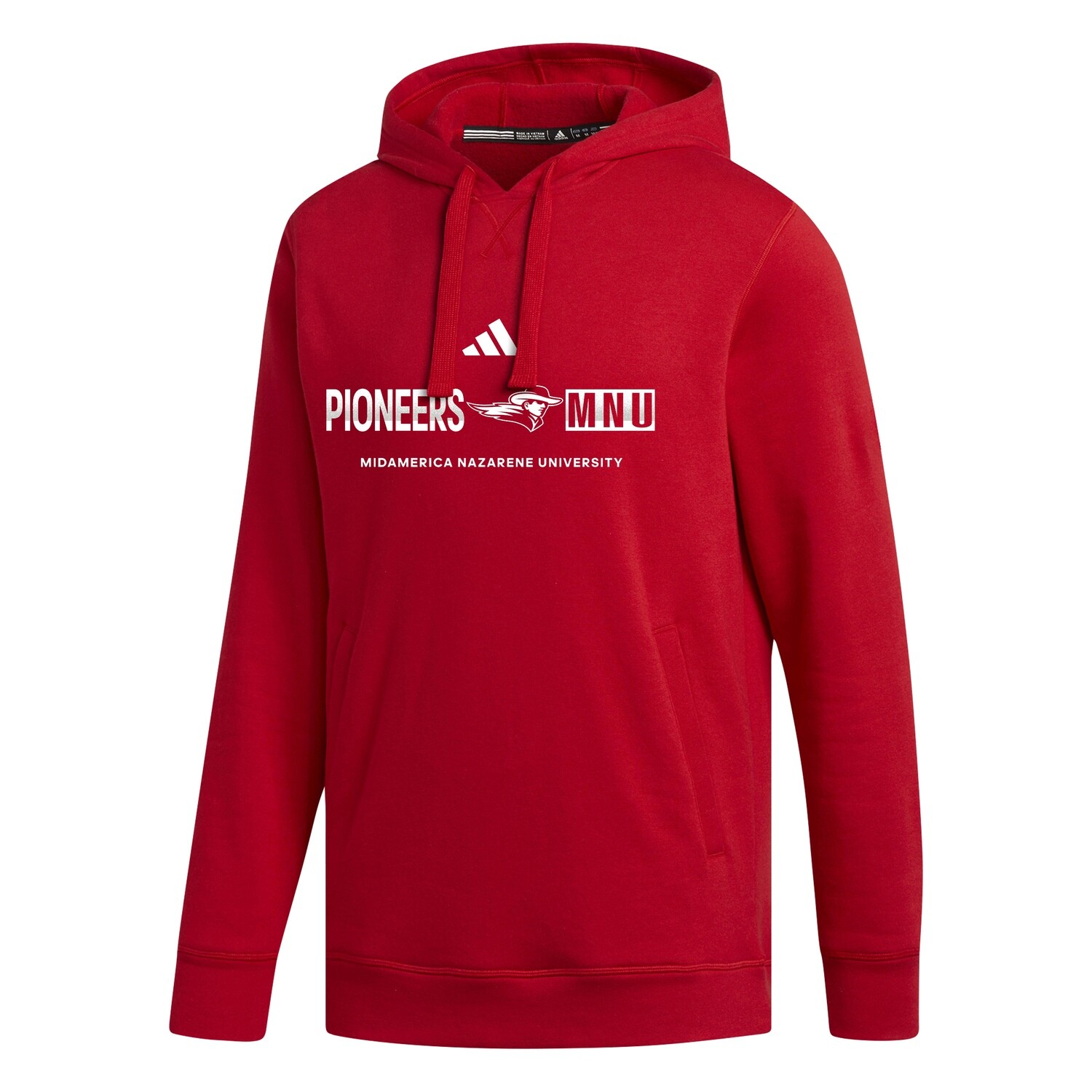 Adidas Fleece Hood - Red Adidas Fleece Hood - Red