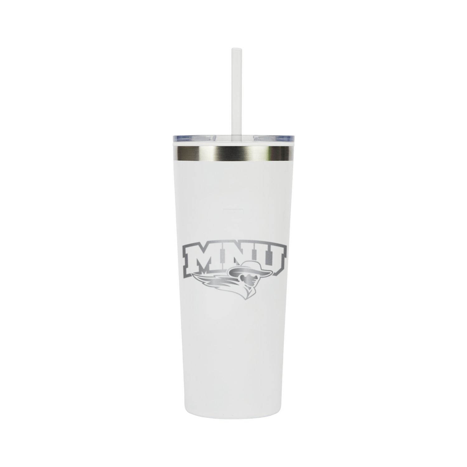 24 oz. Double Wall Travel Tumbler - White 24 oz. Double Wall Travel Tumbler - White
