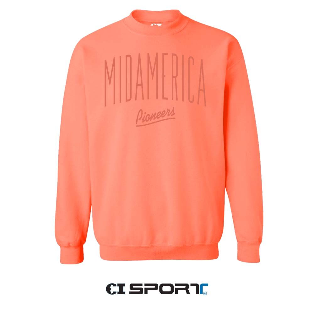 CI Sport Soft Touch Crew - Coral CI Sport Soft Touch Crew - Coral