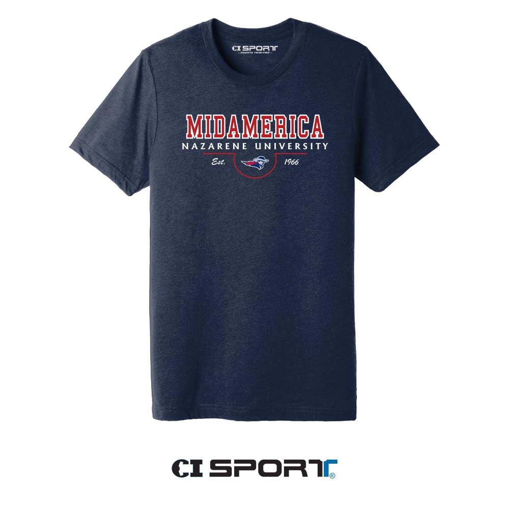 CI Sport Triblend Short Sleeve - Navy