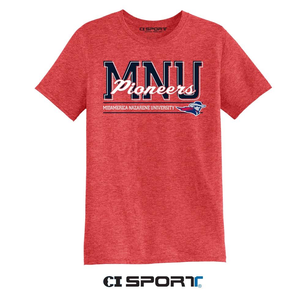 CI Sport Triblend Short Sleeve - Heather Red