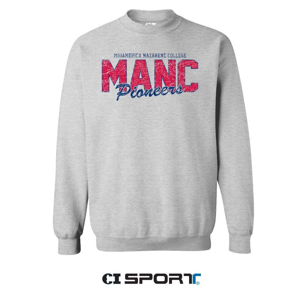 CI Sport Crew Sweatshirt Throwback MANC - Ash