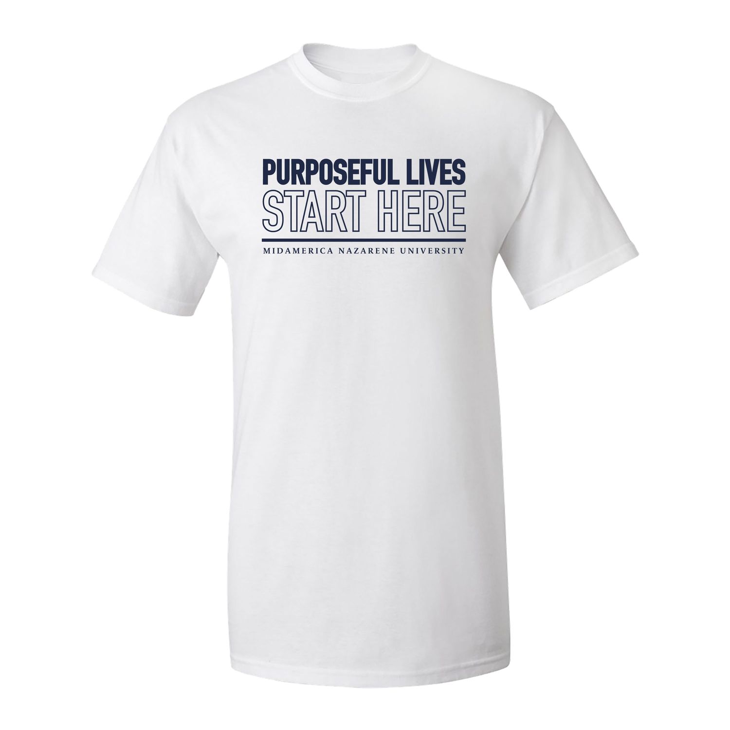 MV Sport PLSH Classic White Tee