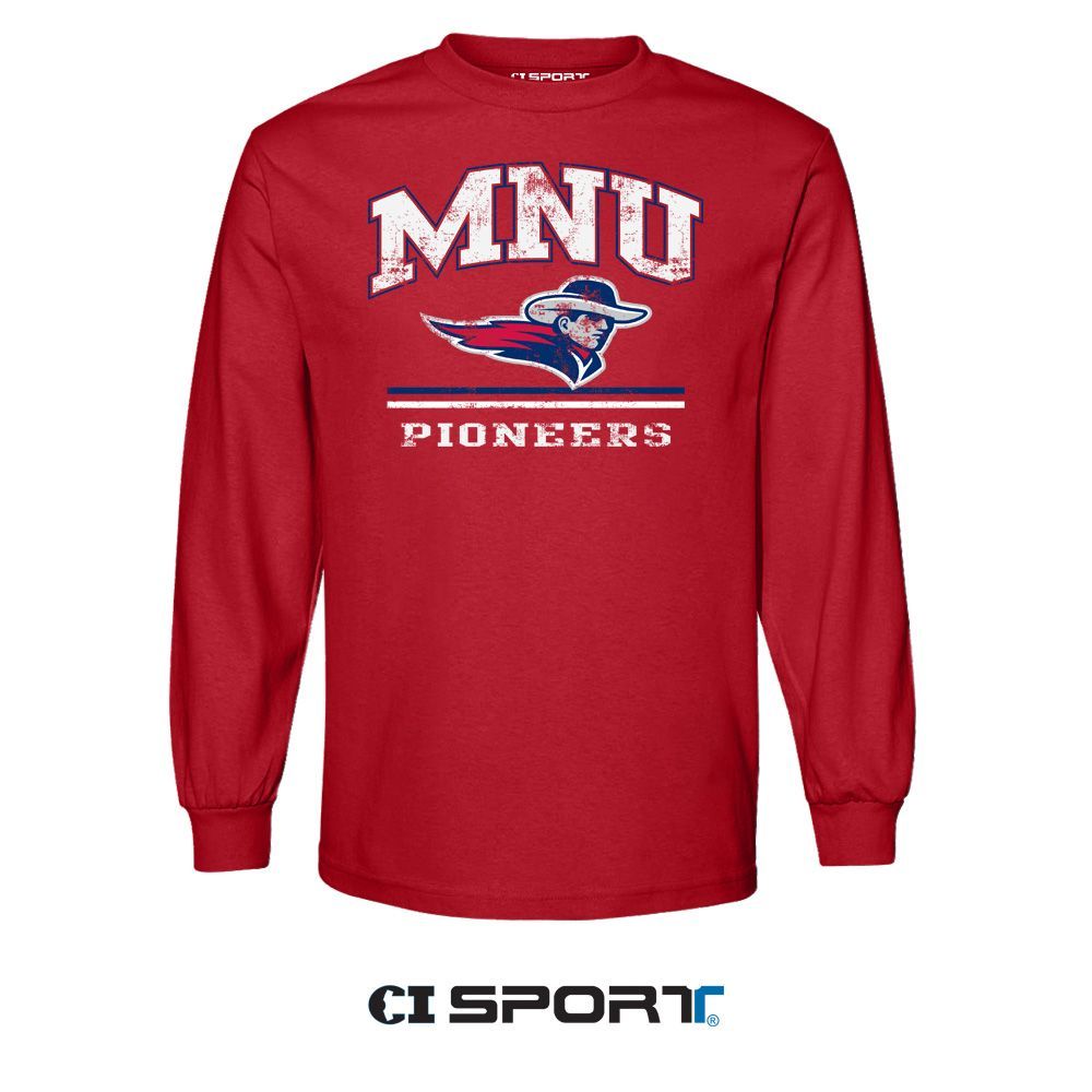 CI Sport L/S Tee - Red CI Sport L/S Tee - Red