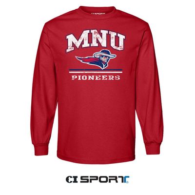 CI Sport L/S Tee - Red CI Sport L/S Tee - Red