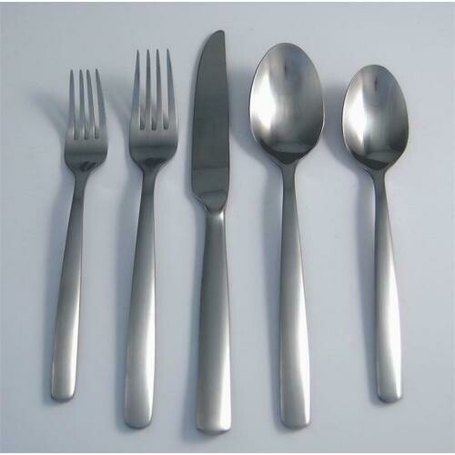 GINKGO 5 Piece Stainless Flatware Place Setting Service for 1