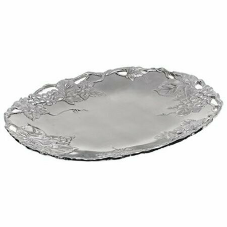 Court Grape Oval Tray, 18.5 x 14.5 x 1 inches