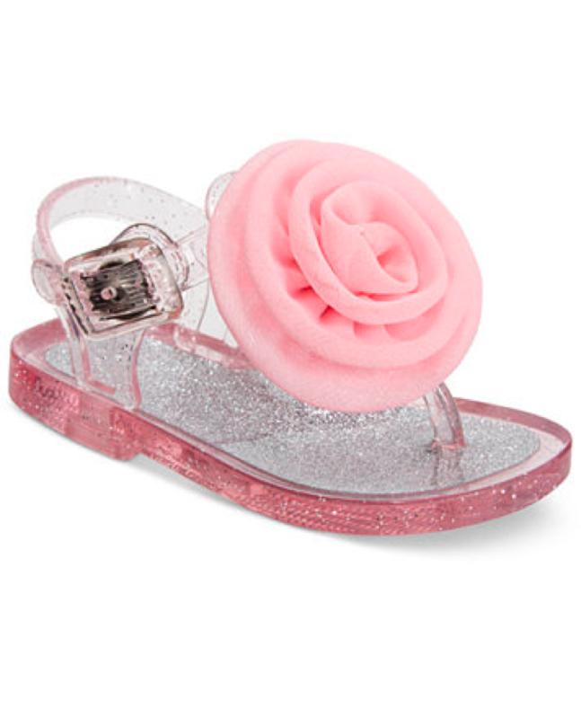 First Impressions Baby Girls&#39; Floral Jelly Sandals