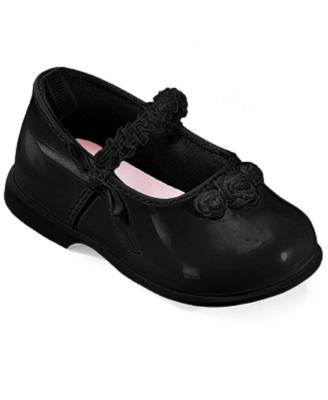 First Impressions Baby Girl Rosette Shoes