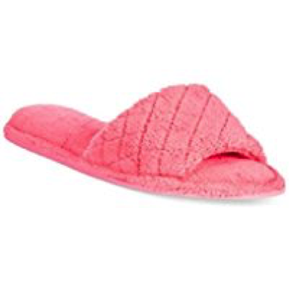 Charter Club Microterry Open Toe Scuff Slipper