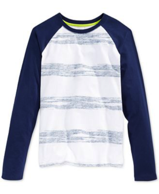 Epic Threads Little Boys' Shaun Striped Raglan Tee