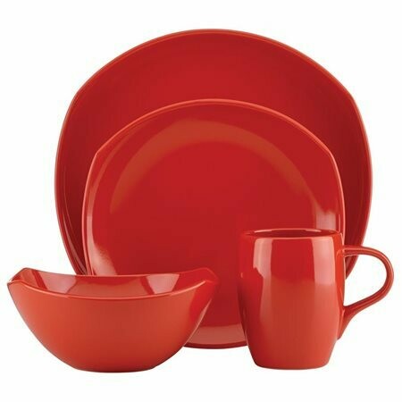 Dansk Dinnerware, Classic Fjord Chili Red 4 Piece Place Setting