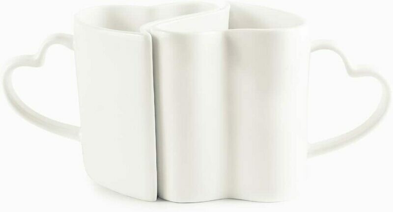 Celebrate Shop 2-Pc. Heart-Shaped Mug Set