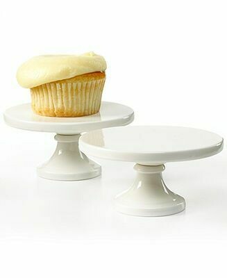 Martha Stewart Collection Set of 2 Mini Cake Stands