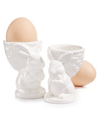 Martha Stewart Collection 2-Pc. Bunny Egg Cup Set