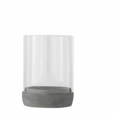 Hampton Bay Concrete Base Lantern - 7.5 in.