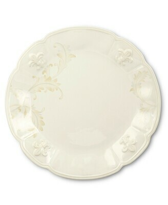 Portmeirion Dinnerware, Decorated Fleur De Lys Dinner Plate