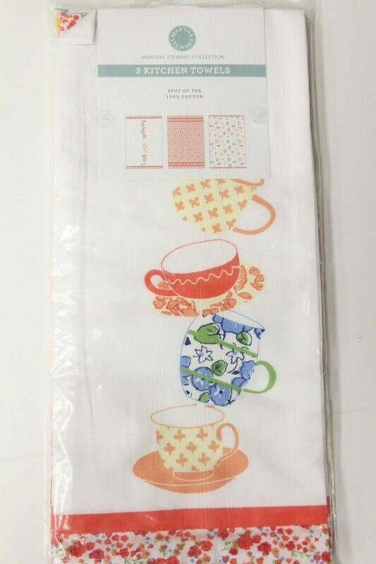 Martha Stewart Collection 3 Kitchen Towels