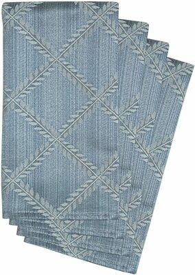 Lenox Laurel Leaf Napkin, 19 Soft Blue