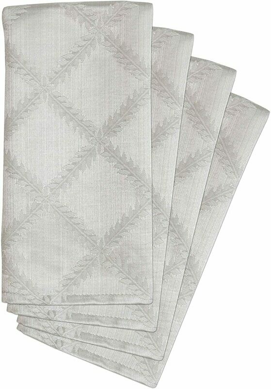 Lenox Laurel Leaf Napkin, 19 Platinum