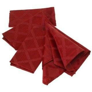 Lenox Laurel Leaf 19&quot; Napkin Red