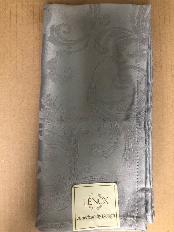 Lenox Veranda Scroll Napkin Gray