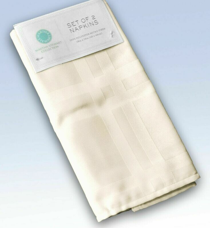 Martha Stewart Skylight Plaid Napkin Set(2)