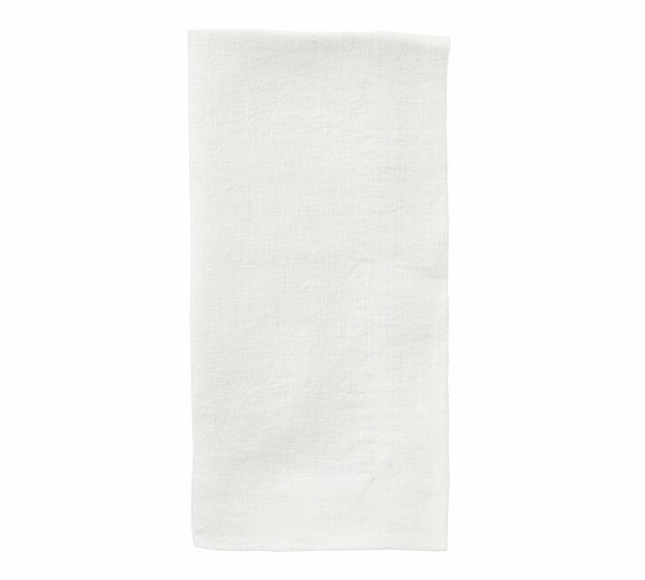 Hotel Collection Linen Modern White Napkin