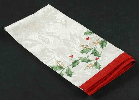 	Lenox Holiday Holly Christmas Napkins