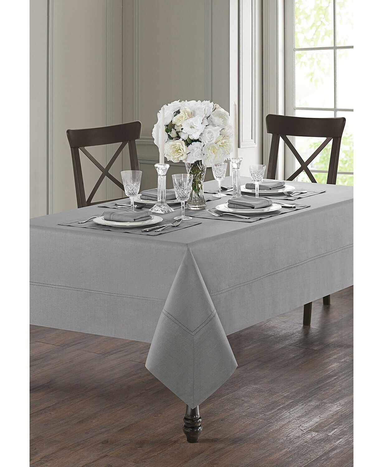 Waterford Linens  Addison 70 x 144 Tablecloth