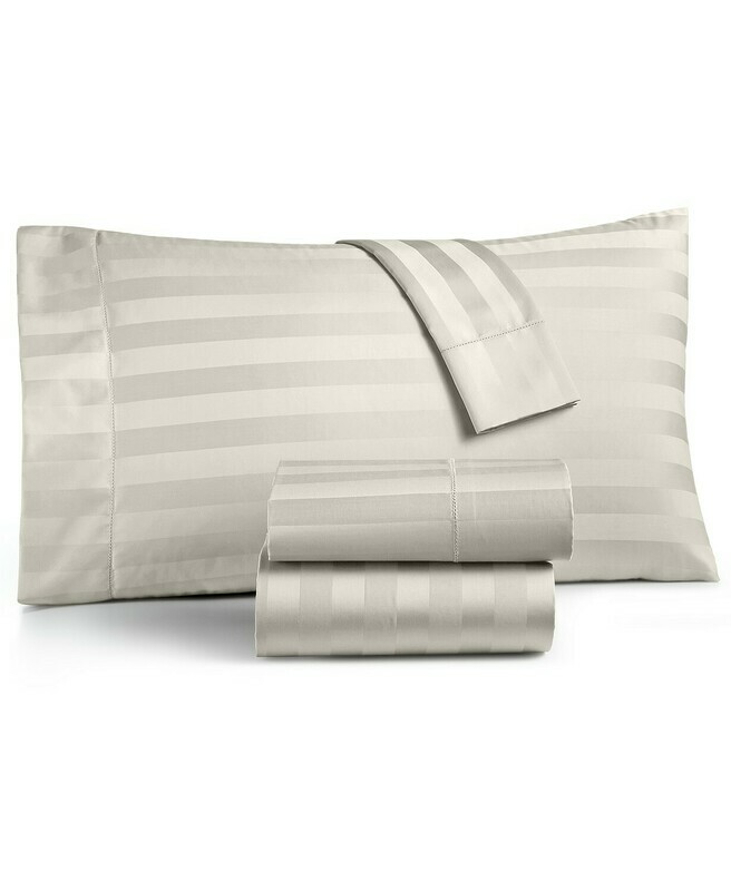 Charter Club Damask Stripe 500 Count Pillowcase - Pillowcase